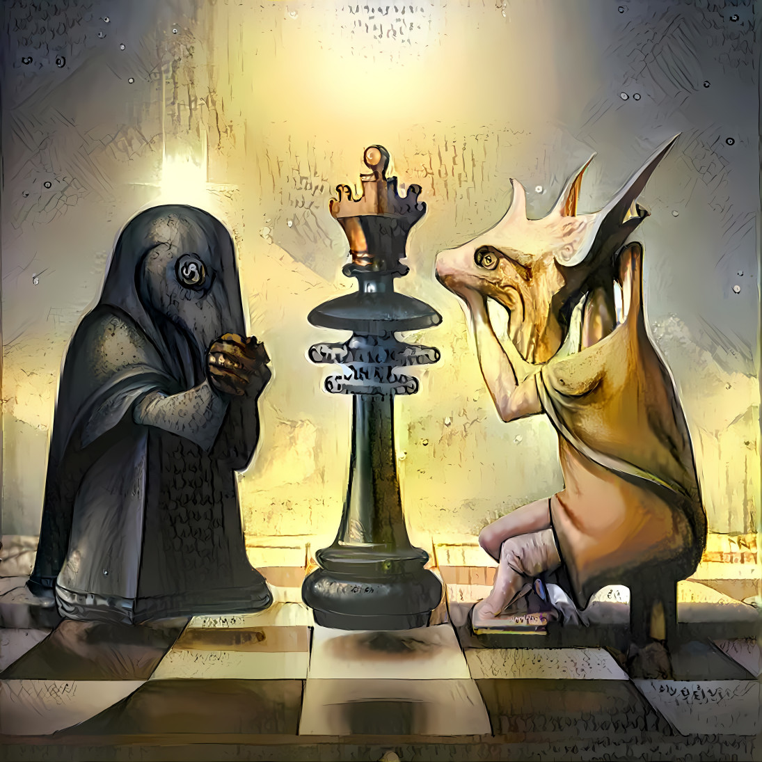 Chess and Epistemology with Horus and Thoth