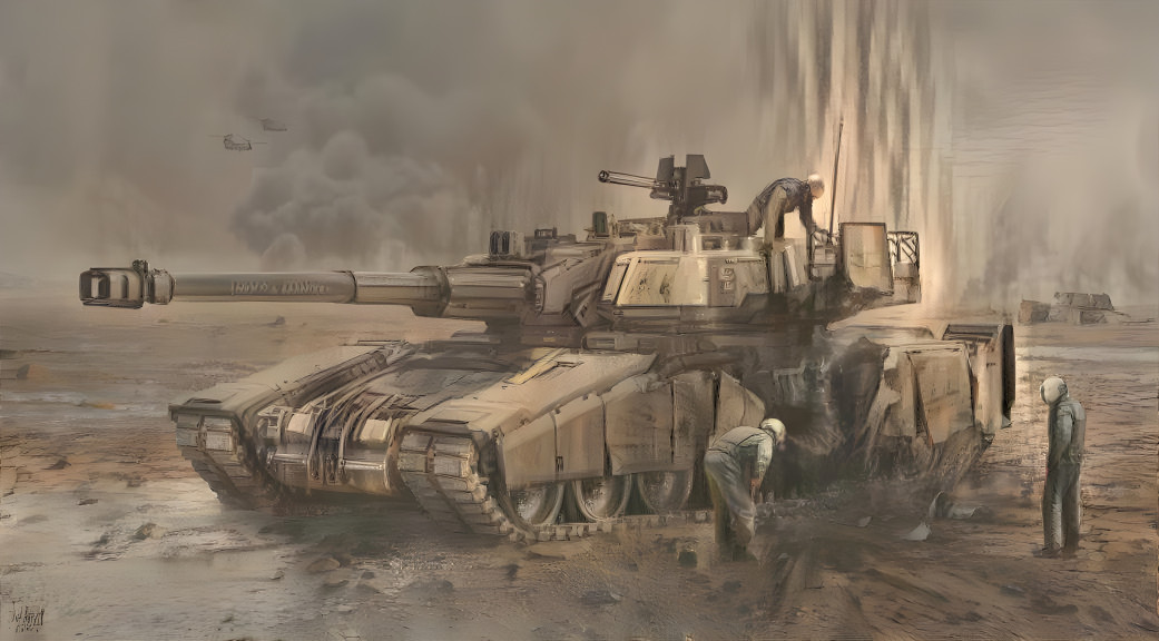ruined tank