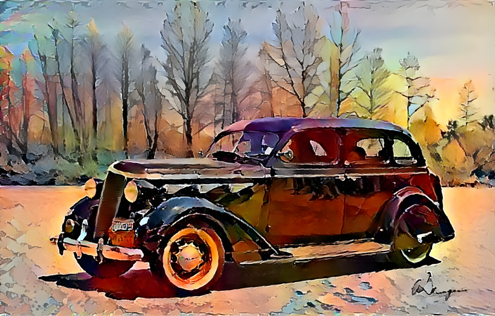 Antique Car (My composite)