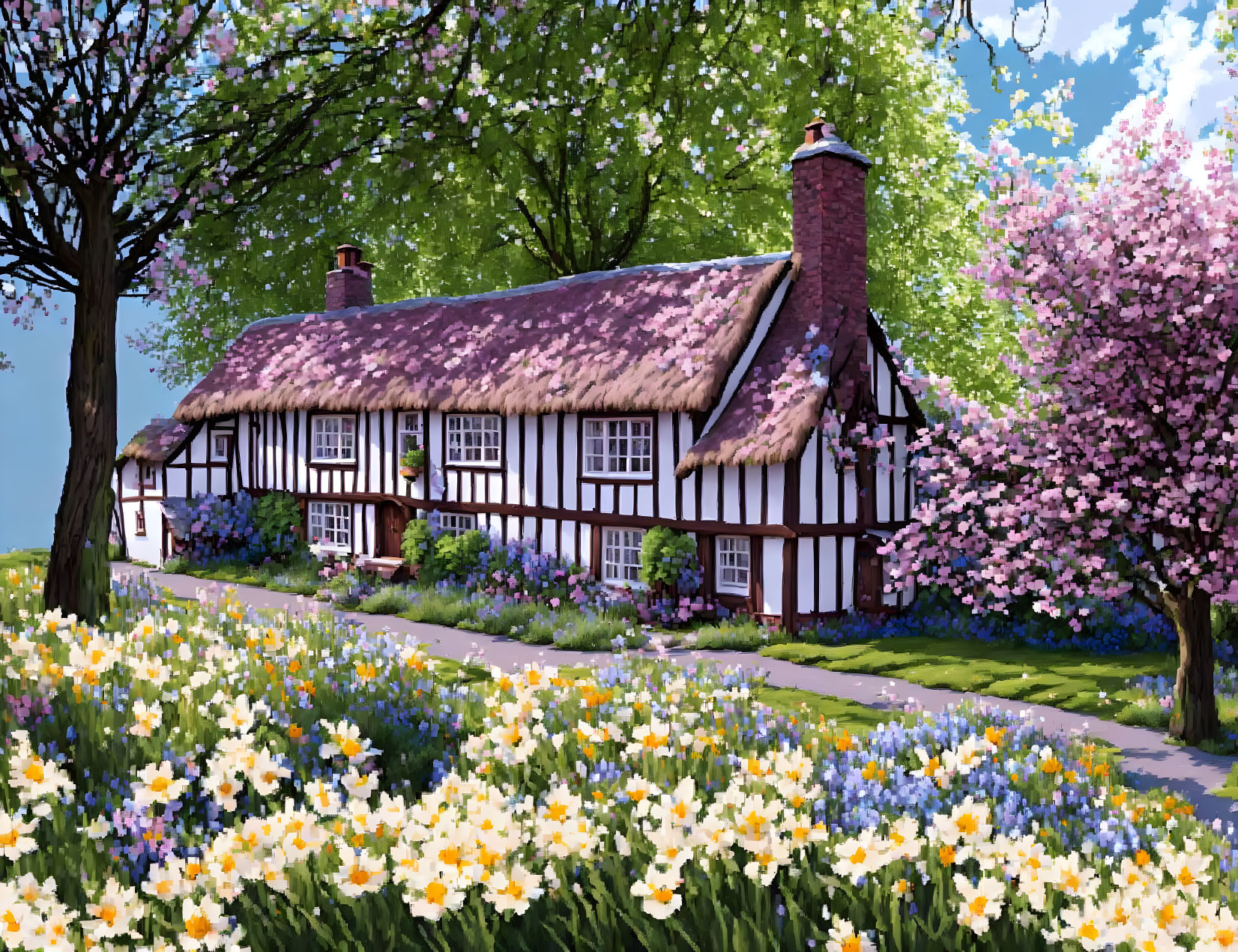Spring cottage