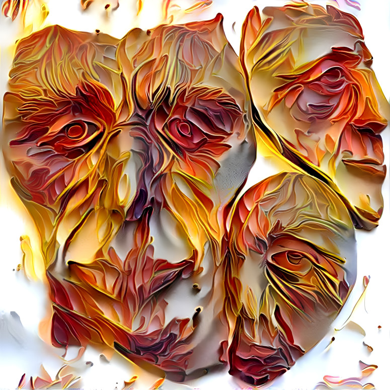 torn faces