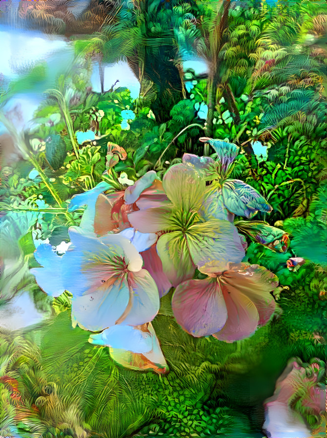 flowers geranium nft