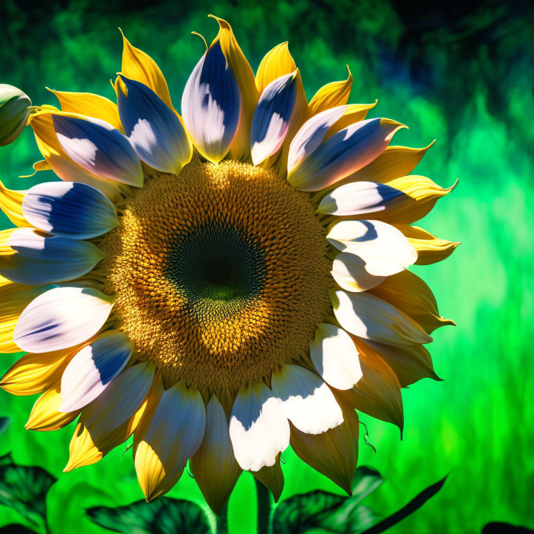  Sunflower..on green!