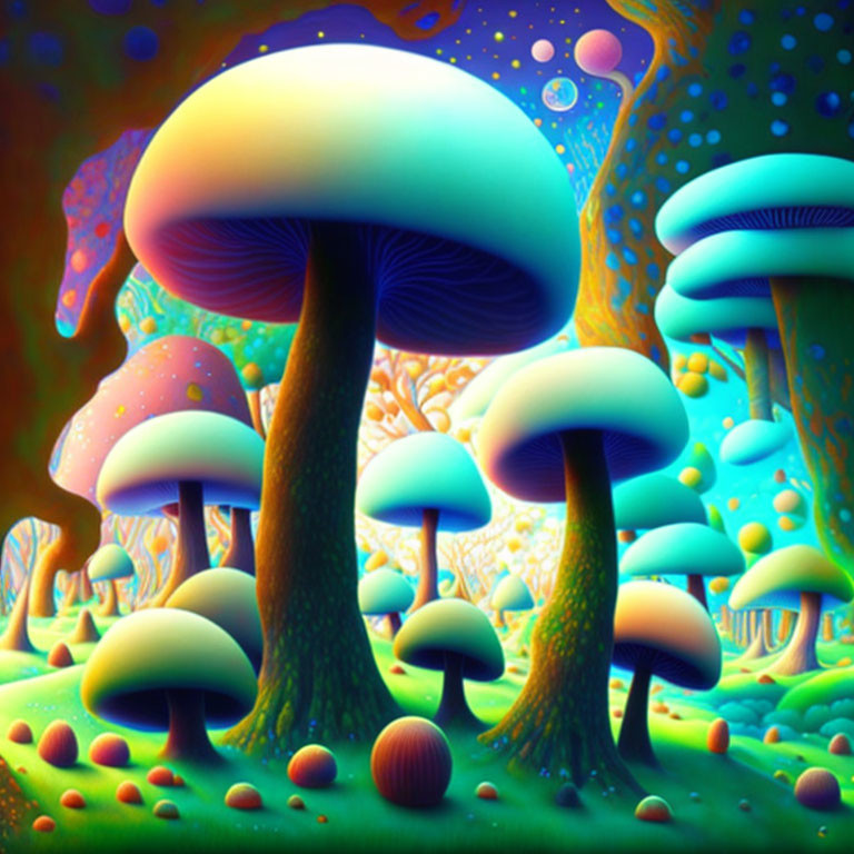 Mushrooms land!