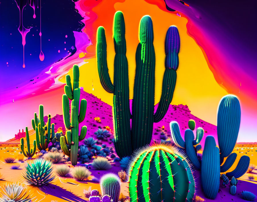 Cactus in the desert!