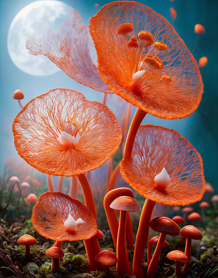 orange... Mushrooms