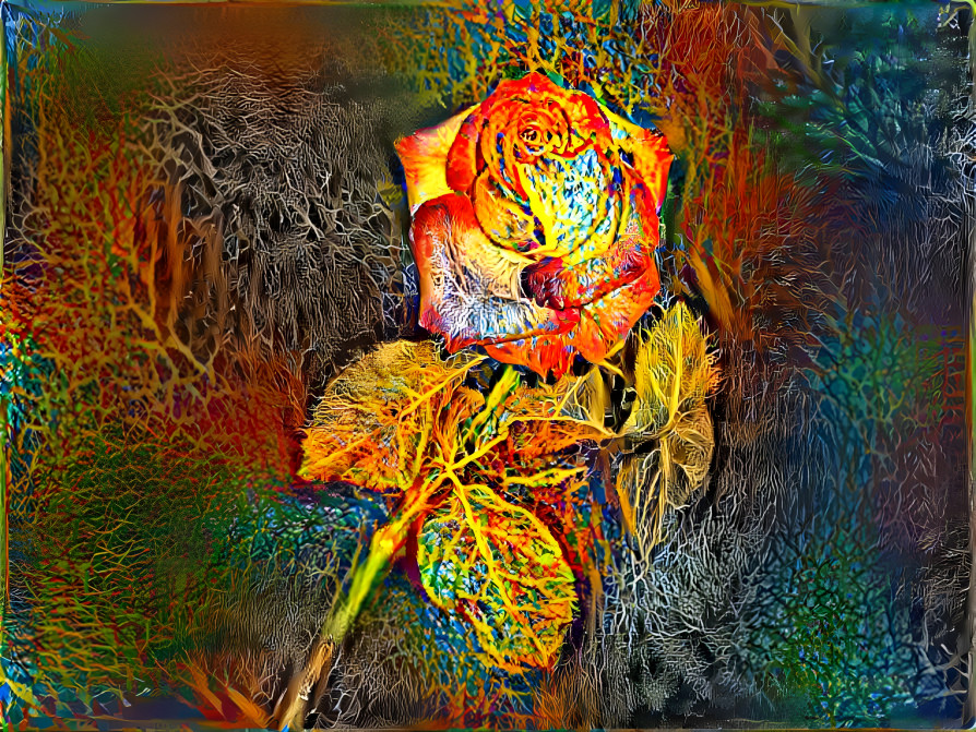 Fall rose