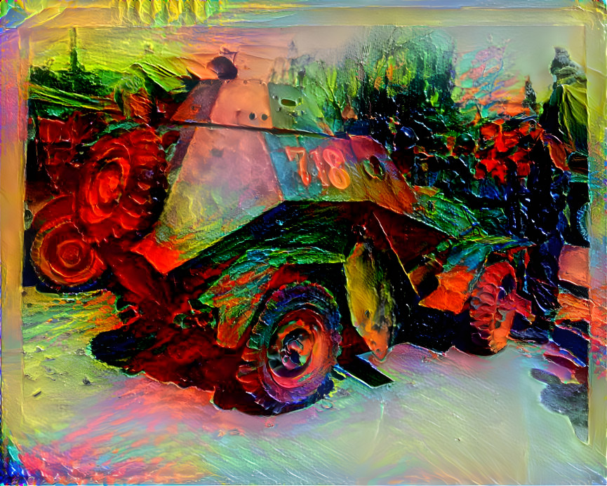 Armored Car Multicolored