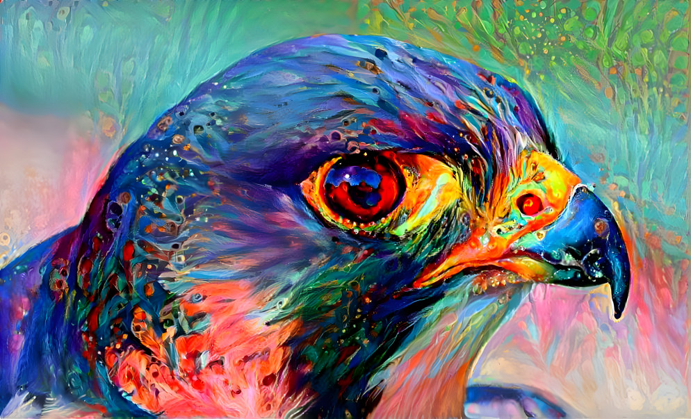 Watercolour Falcon