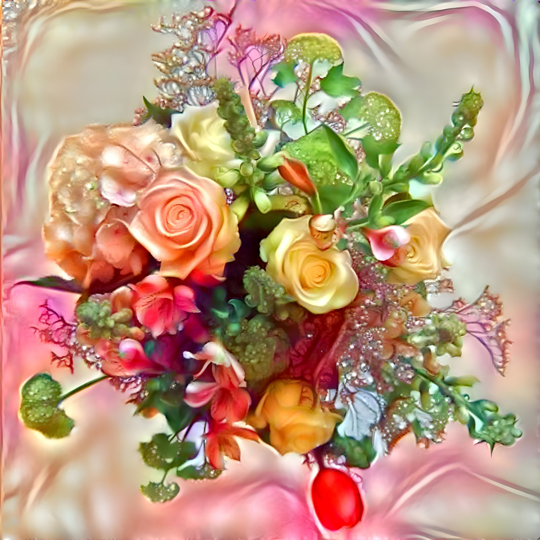 A beautiful and colorful bouquet
