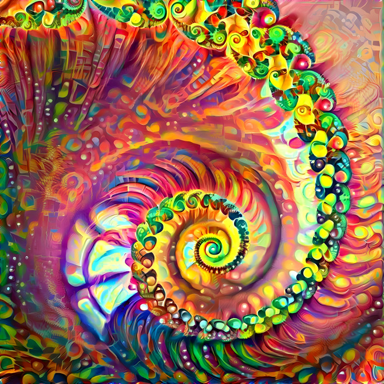 Multicolored Spiral
