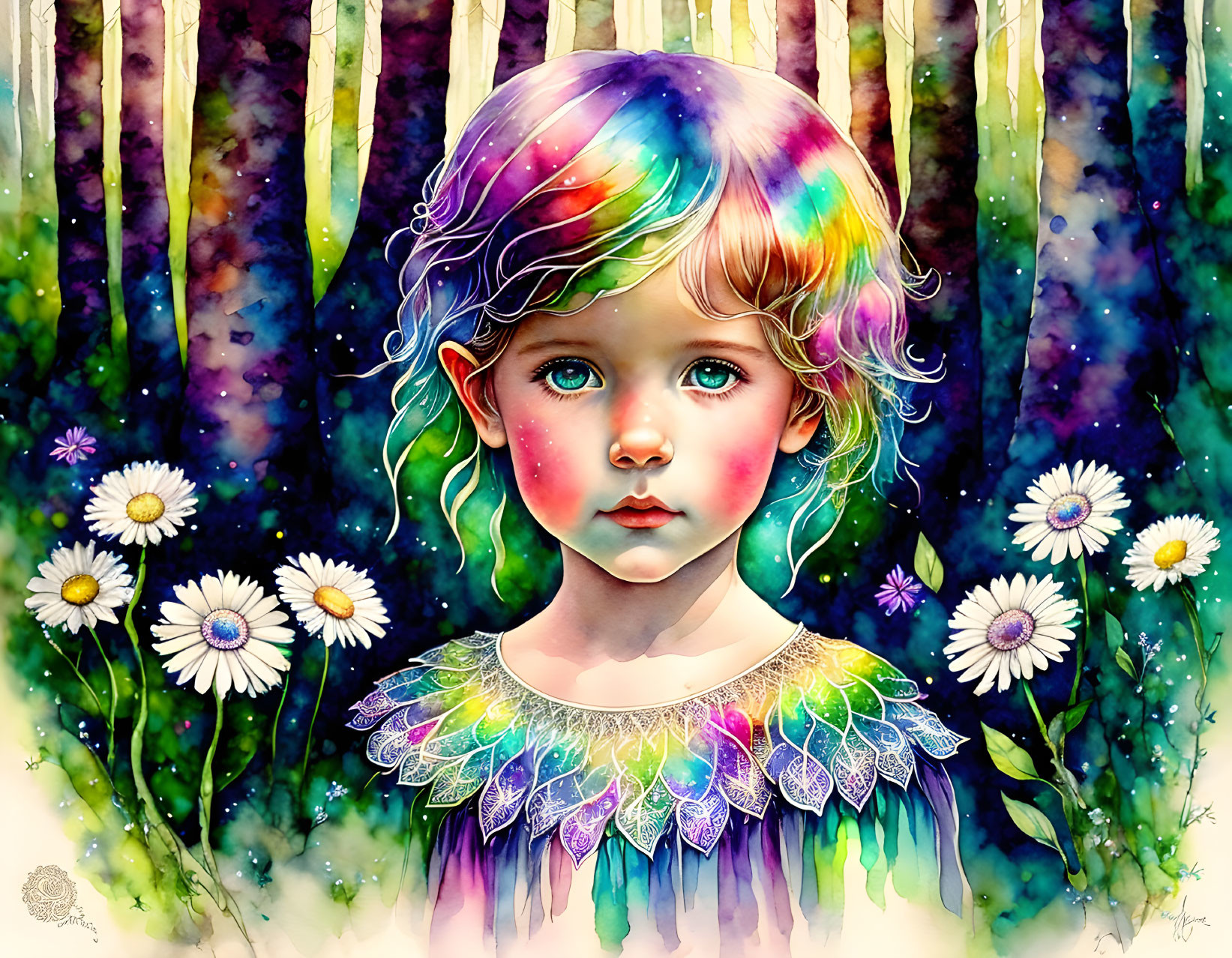 rainbow fairy child