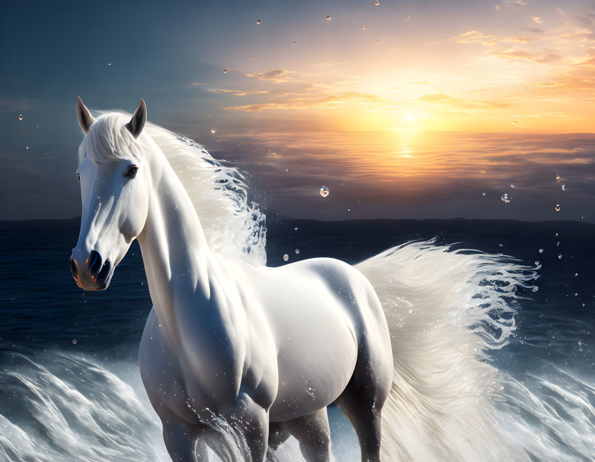 white horse dream