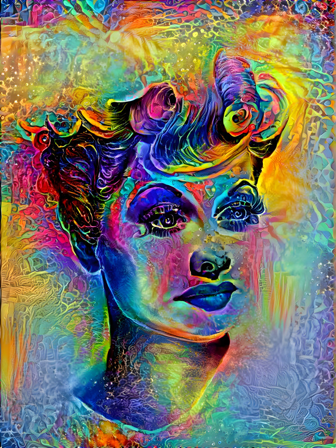 Abstract Lucille Ball