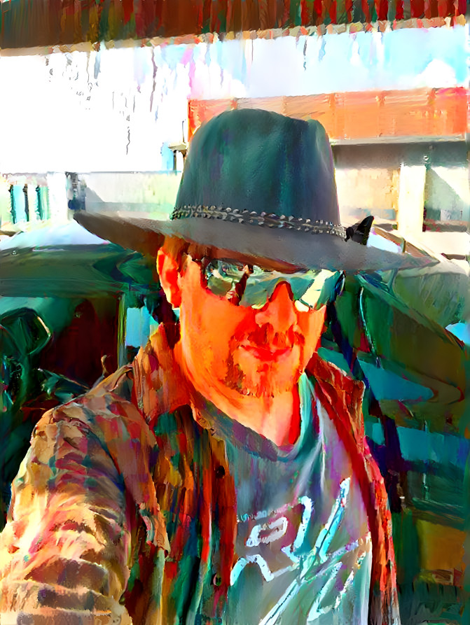 Cowboy selfie