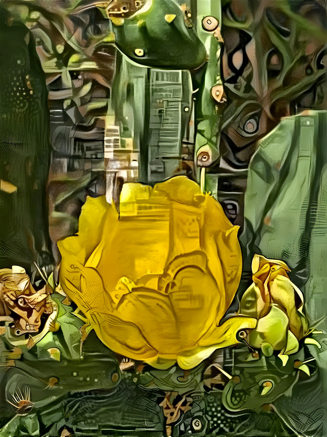 yellow cactus flower 2