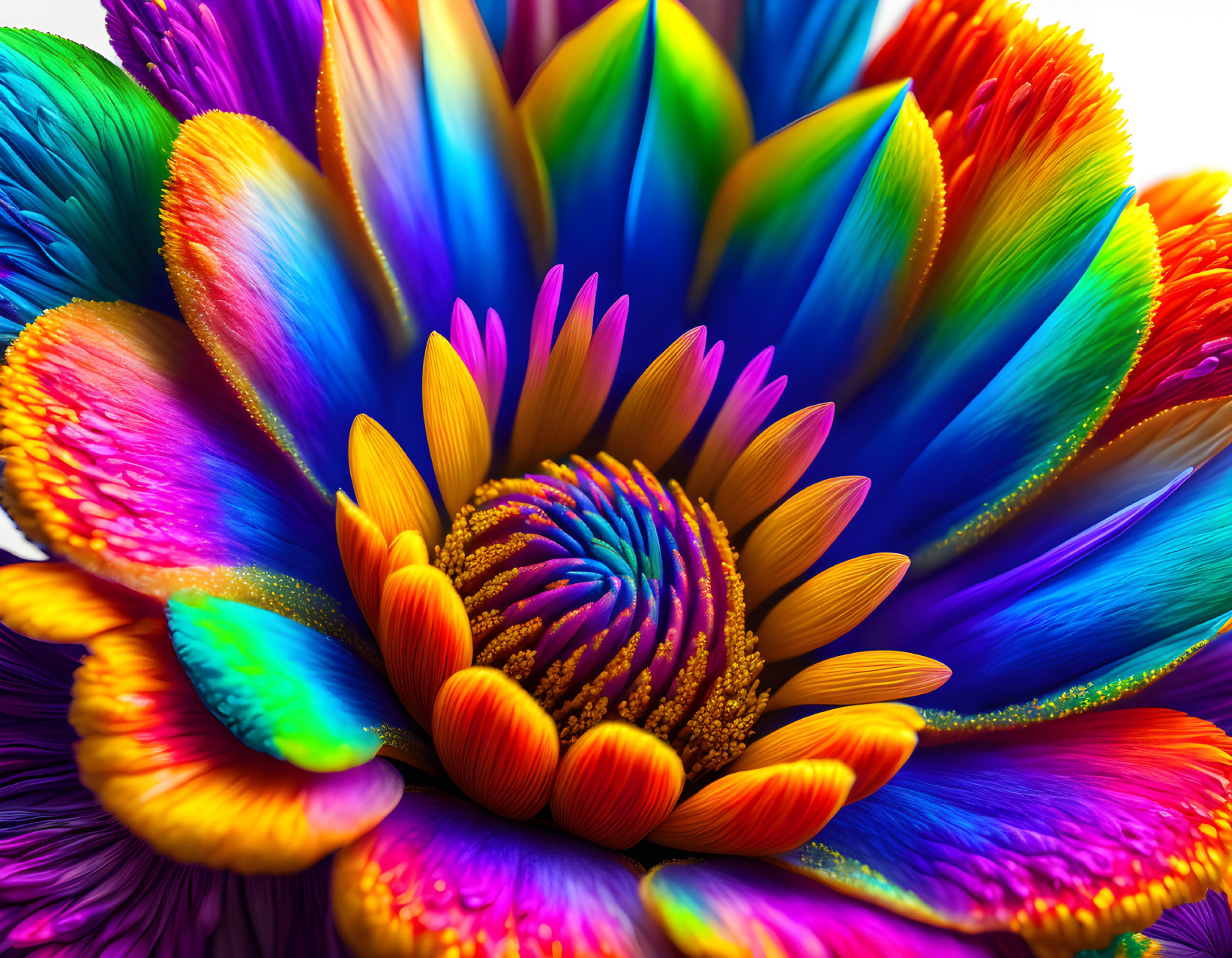 Multicoloured flower 