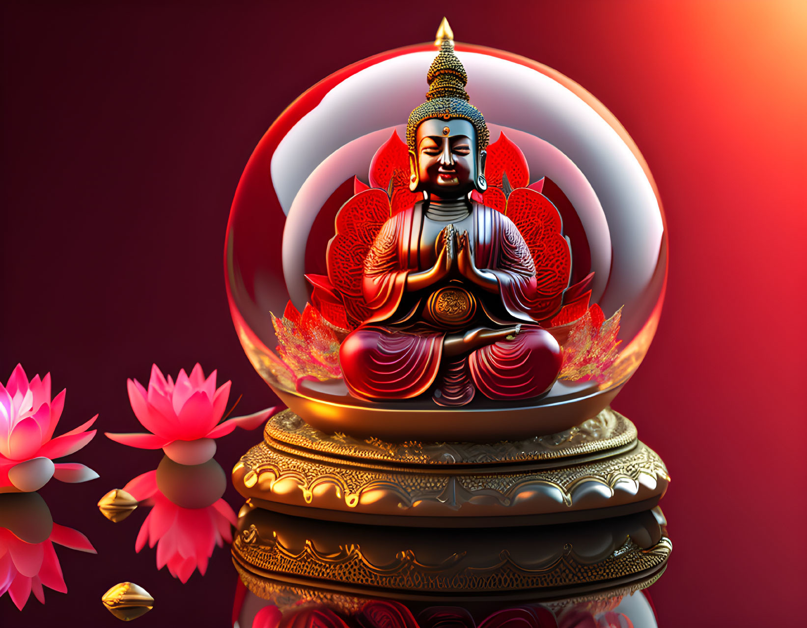 Buddha Globe