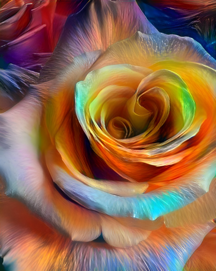Dreamy Rose Folds