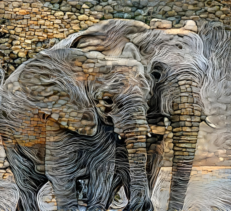  Elephants hairstone