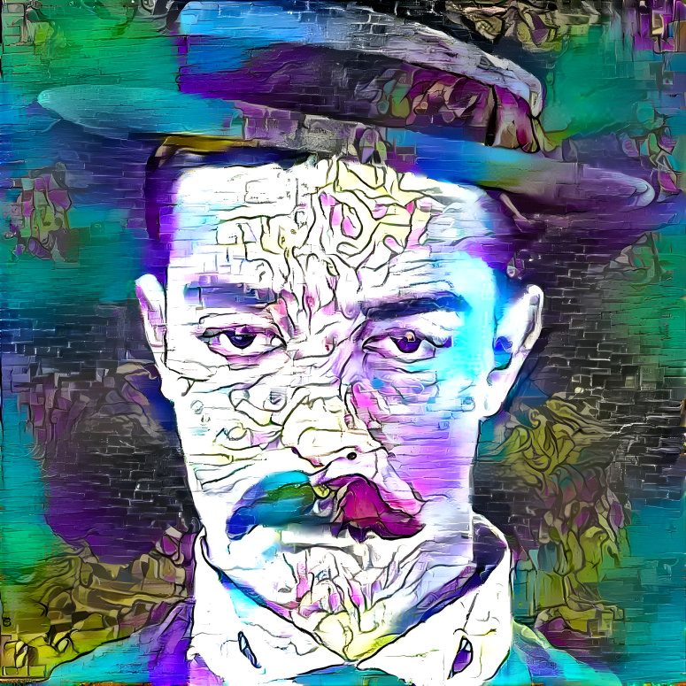 Buster Keaton on Grafitti
