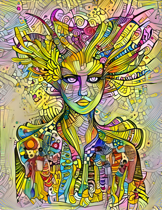 Mosaic Lady