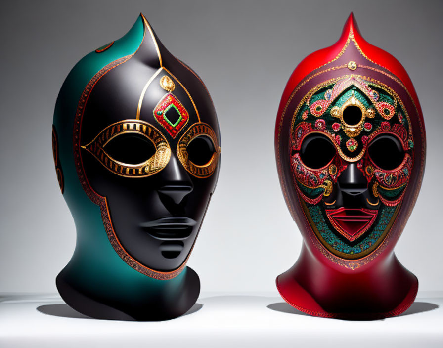  An exhibition of exotics masks.
