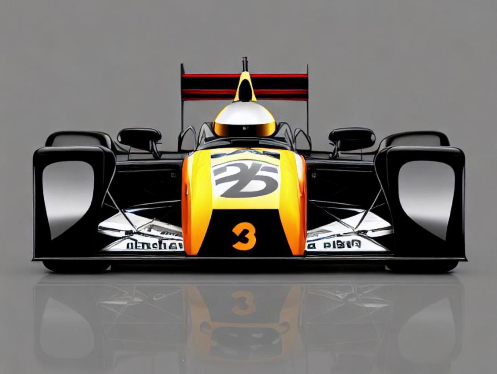 Symmetry centered, Race car, formula one