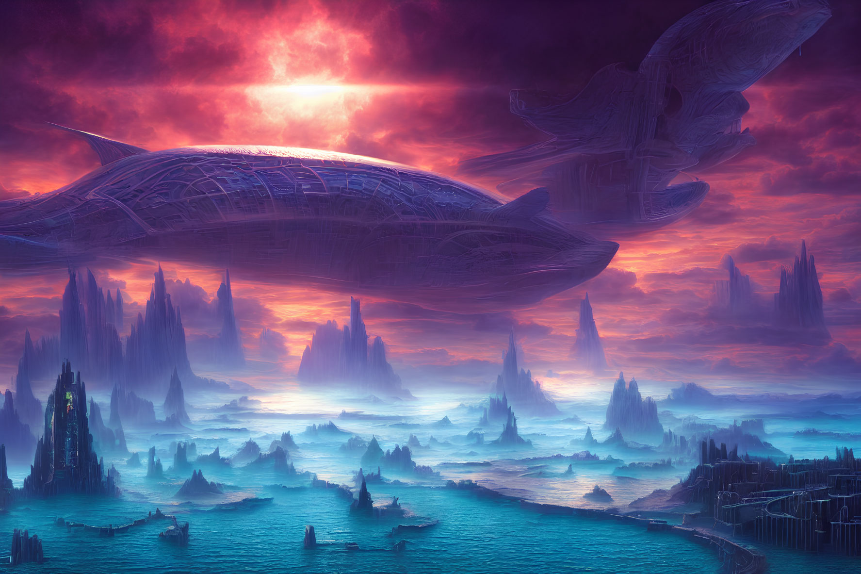 Alien takeover of Atlantis