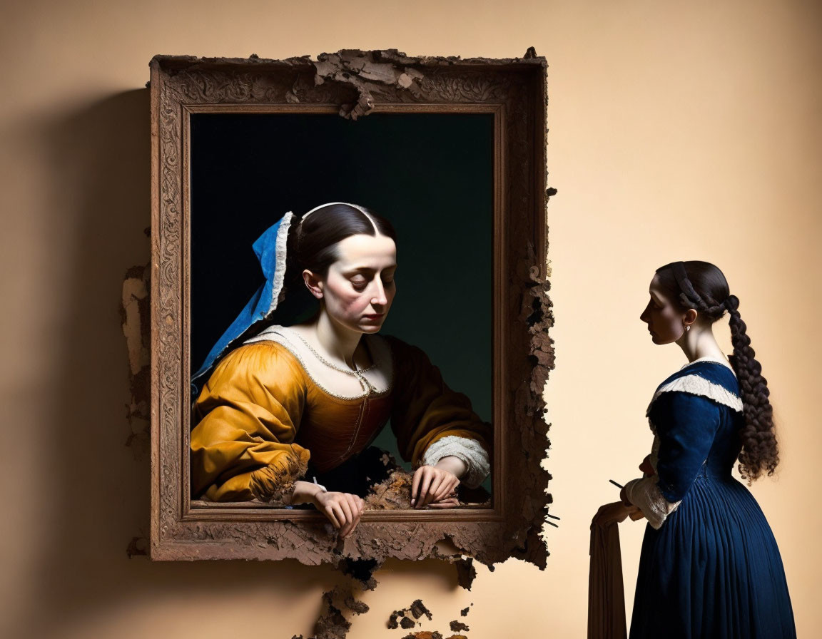Falling Apart Vermeer (Vermeer 17)