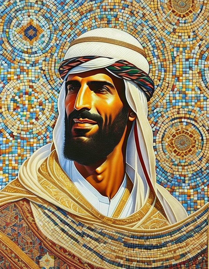 Sheikh Zayed, former President of the Arab Emirate