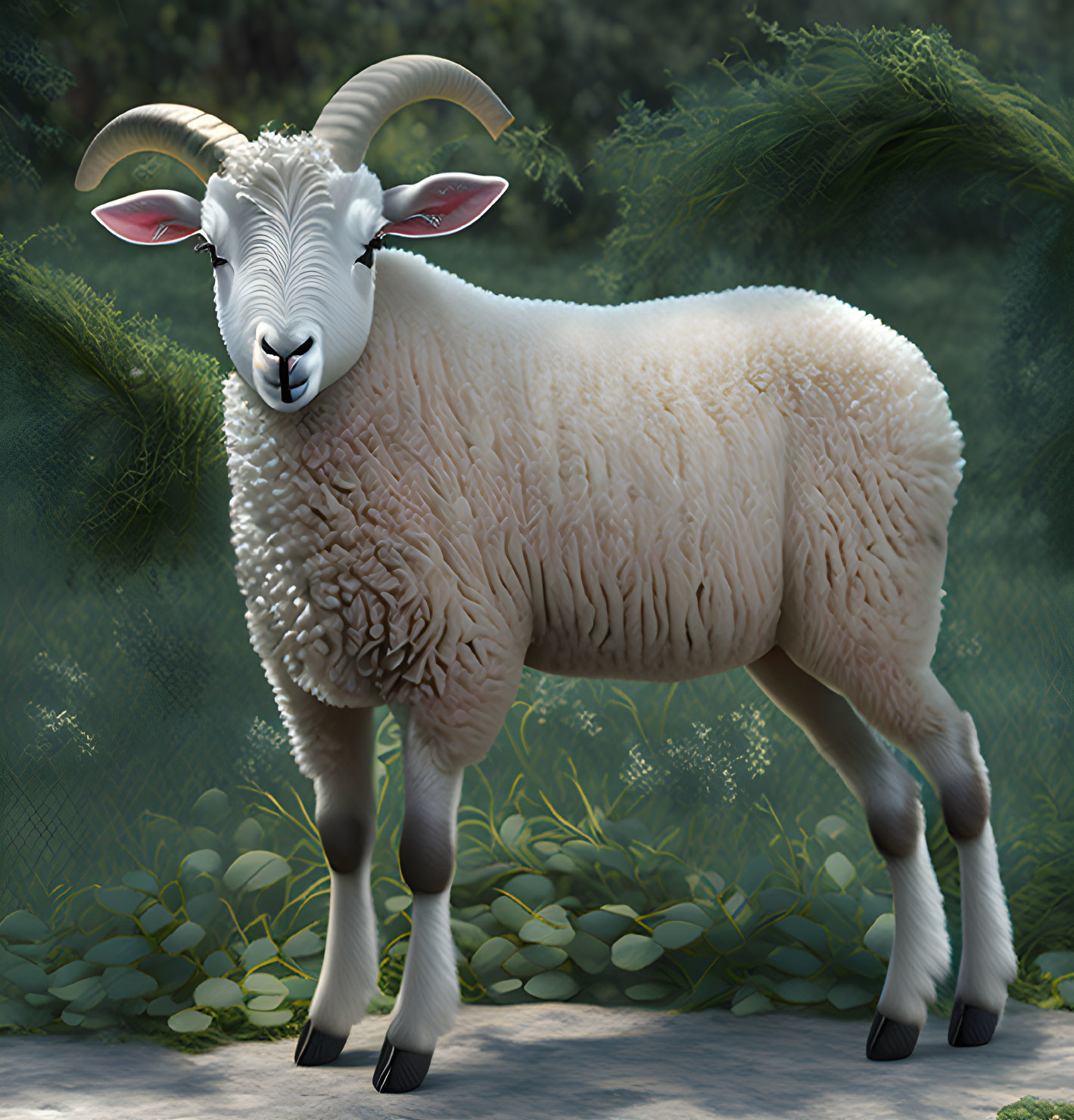 Realistic lamb