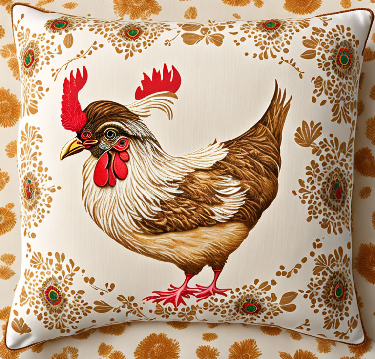 Design chicken pillow