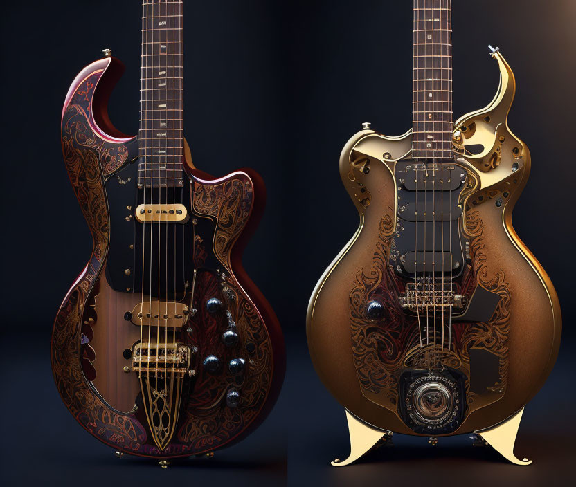 The latest and most beautiful types of guitar