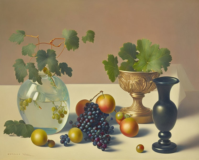 Still Life With Grapes Gustave From the 1937 Museu