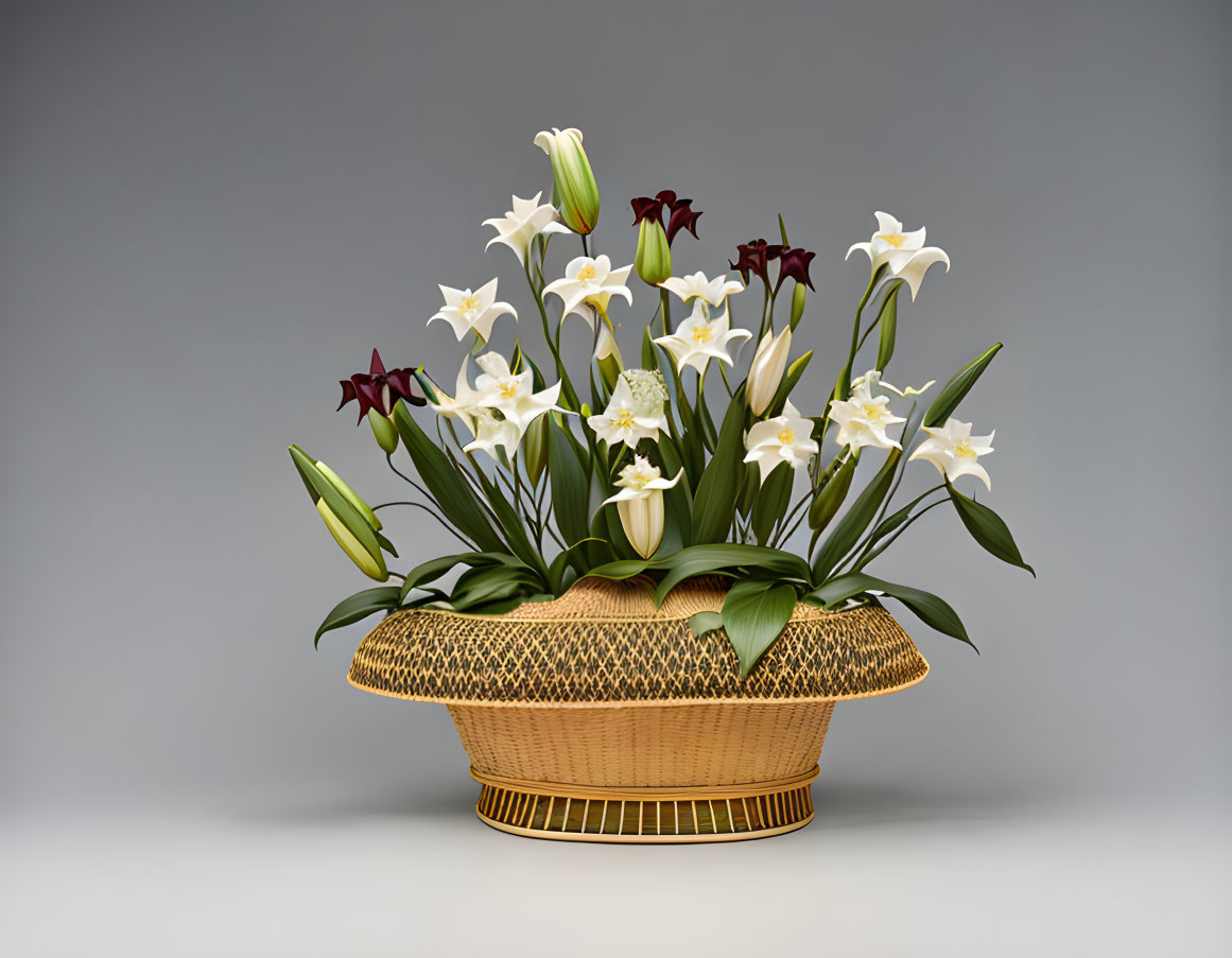 Imperial Lilies-of-the-Valley Basket