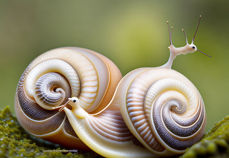 Ivory snail mating