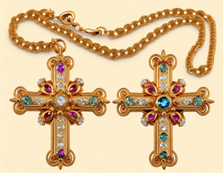 Antiquities Cross of Gold and Gems