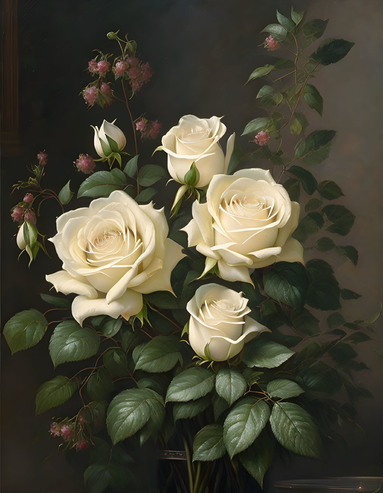 White roses, very beautiful, 1901