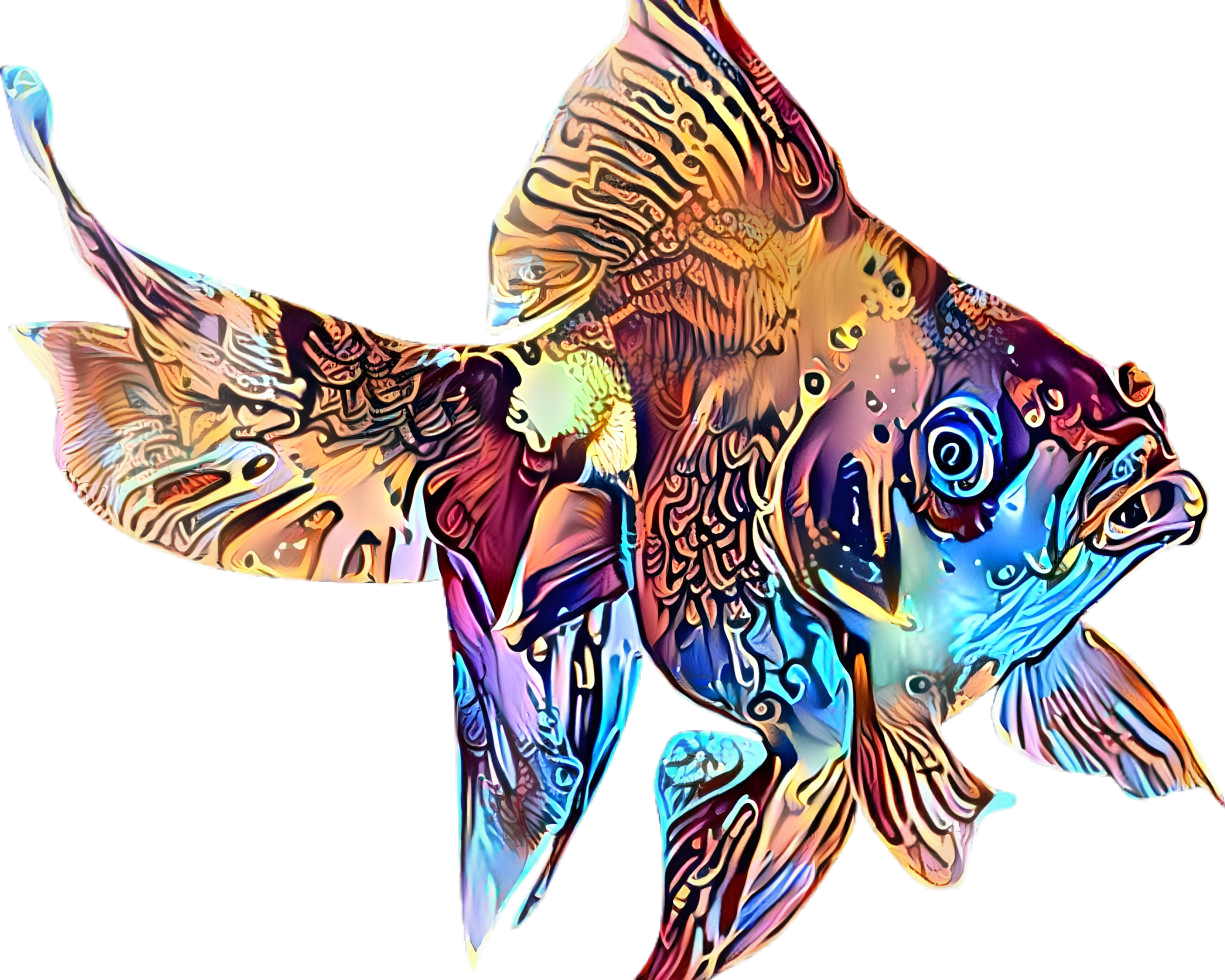 Abstract Ornamental Fish