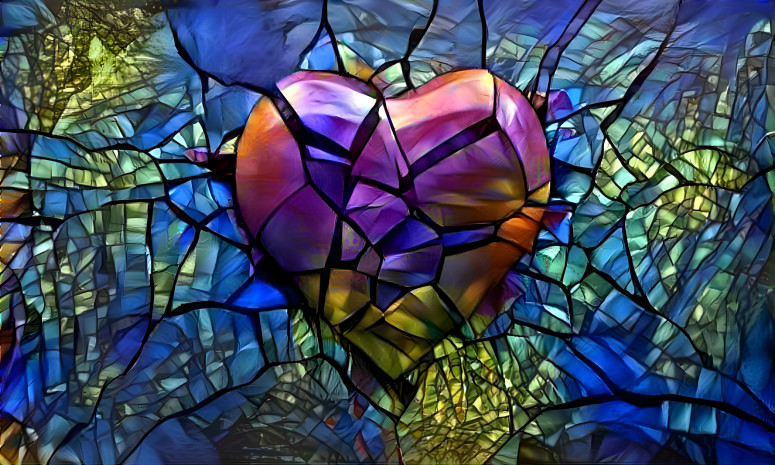 Broken Heart Mosaic