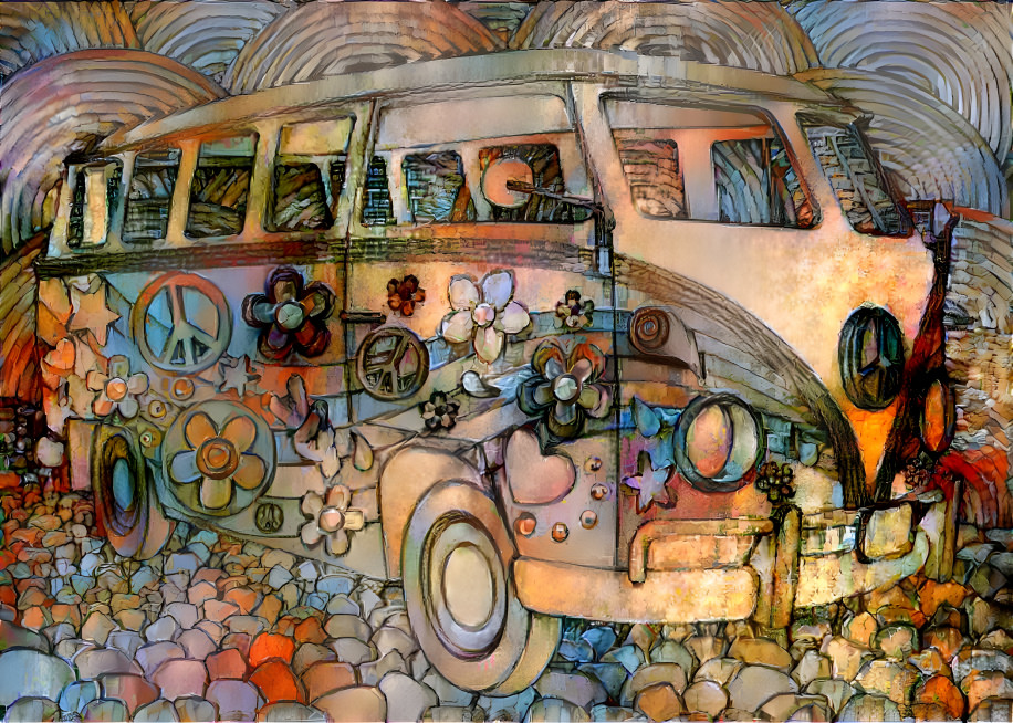 VW Bus Samba Abstracted II