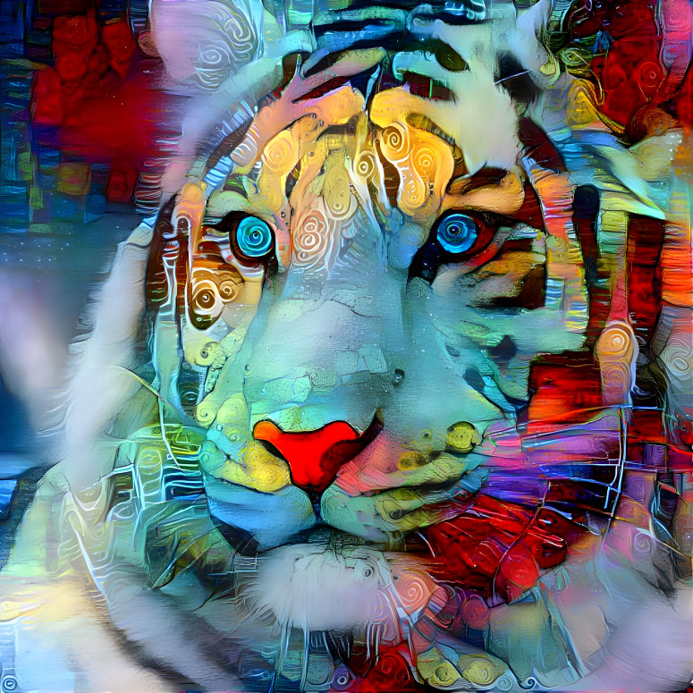 White Tiger Abstracted II
