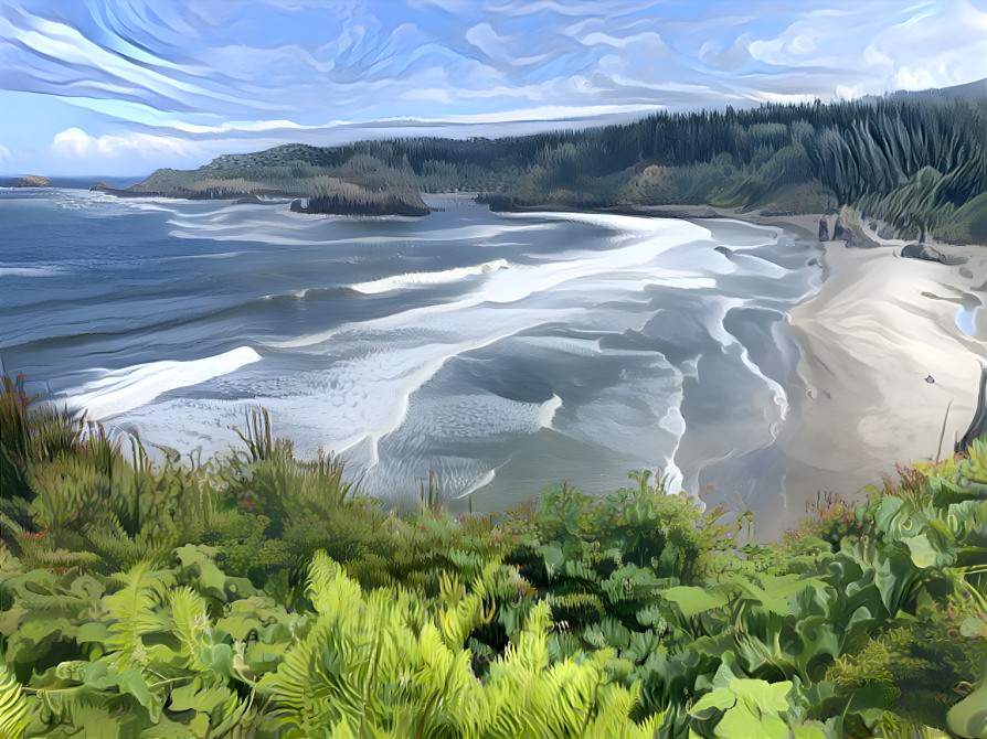 Trinidad State Beach - View From Above