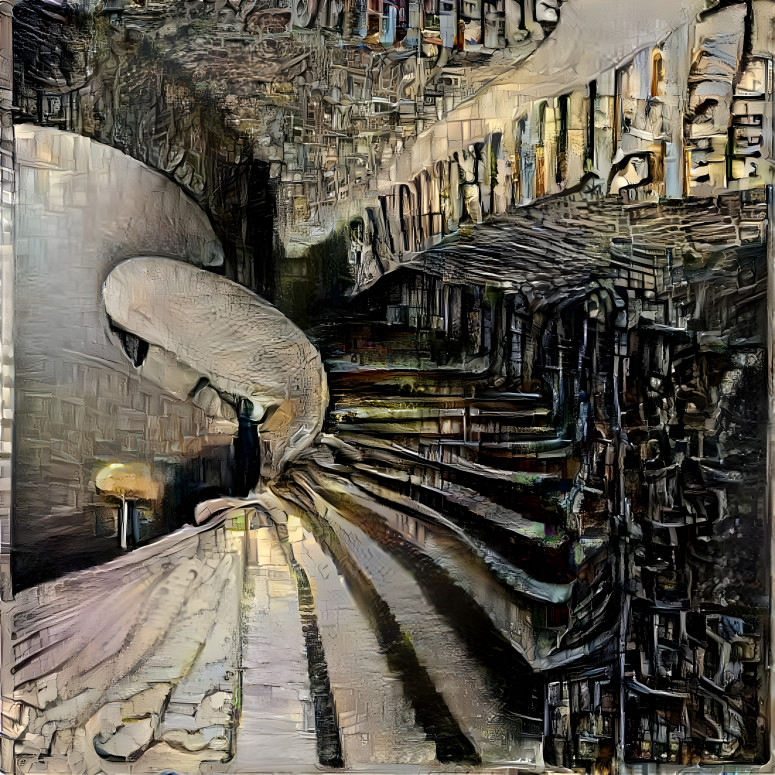 Staircase Abstraction (Craiyon manipulation)