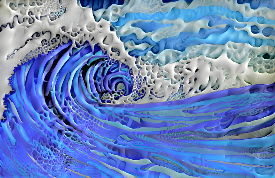 Wave Drawing - Bubble Texture