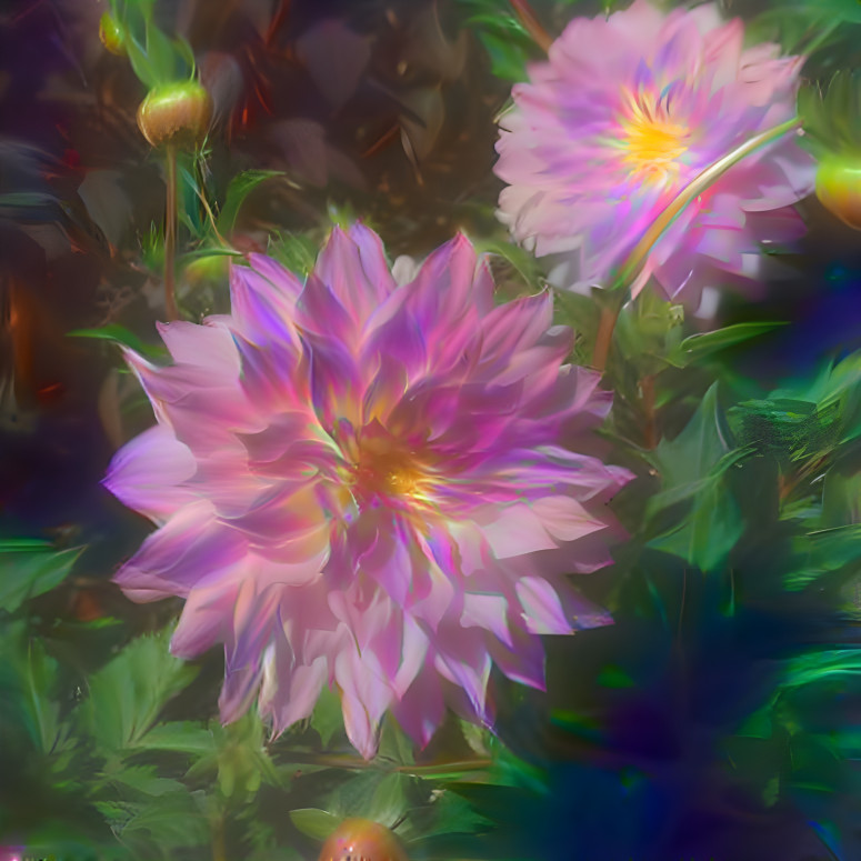 Deep view of a dream flower 