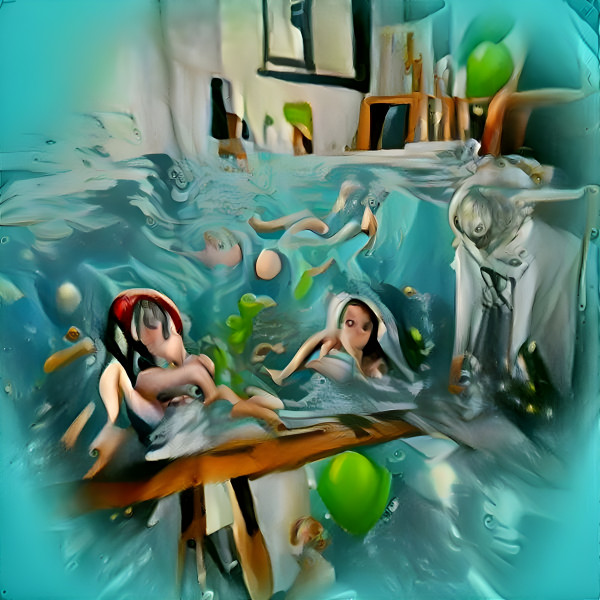 Underwater mess