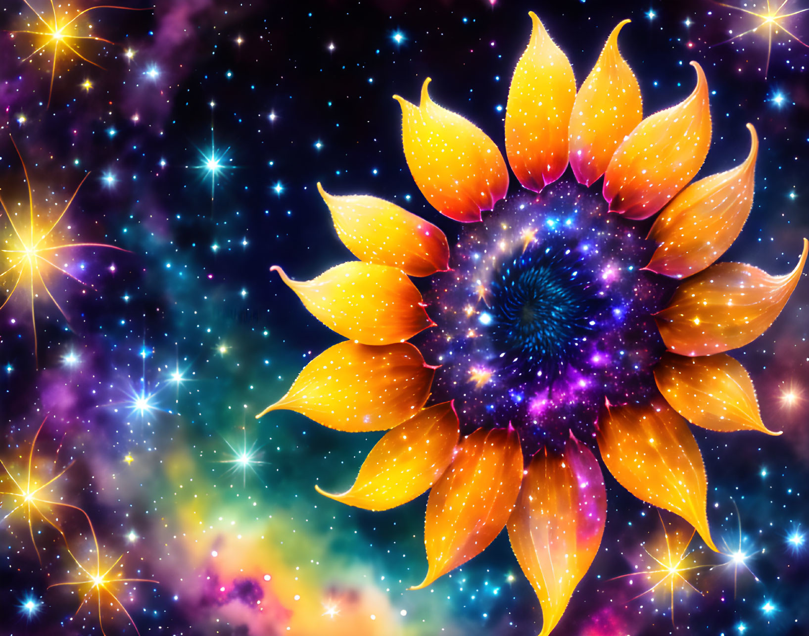  Starlit Sunflower