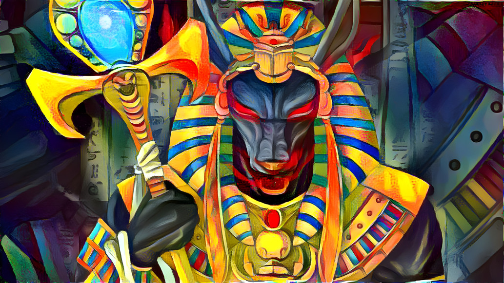 Aura of Anubis,god of Mummification 